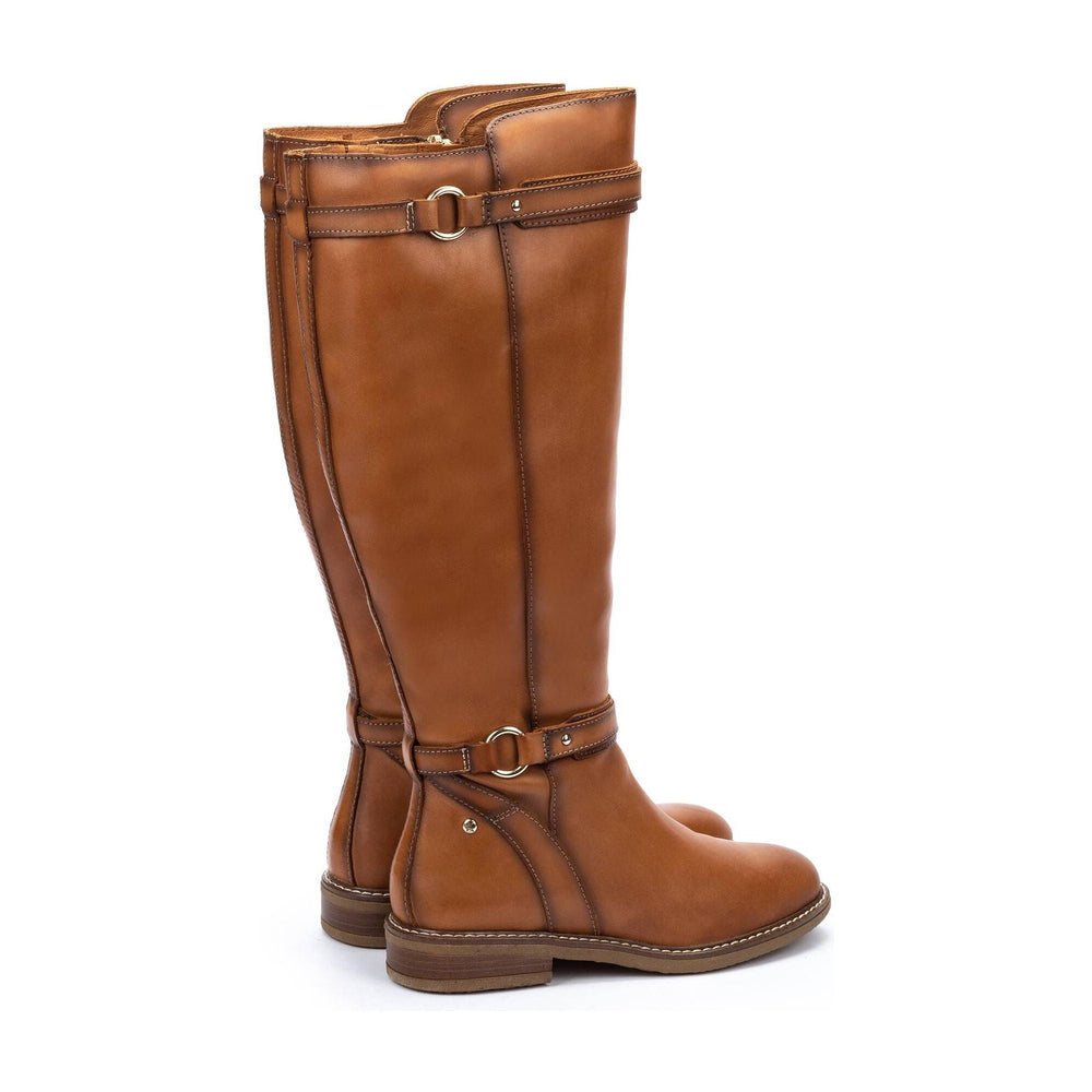 Aldaya Tall Leather Boot - Brandy PIKOLINOS