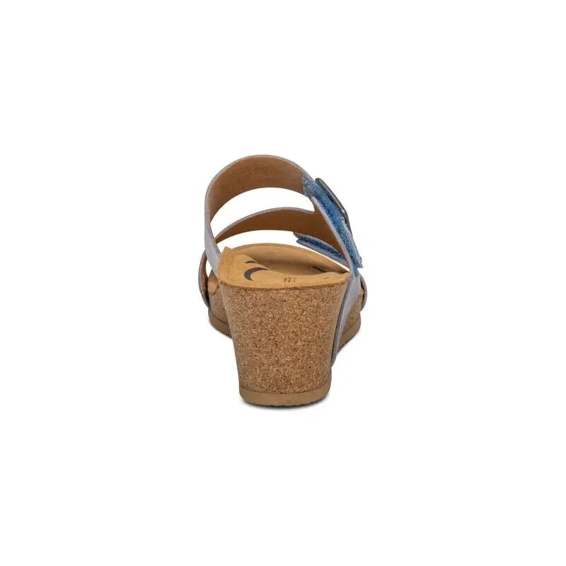 Kimmy Arch Support Wedge - Blue Aetrex