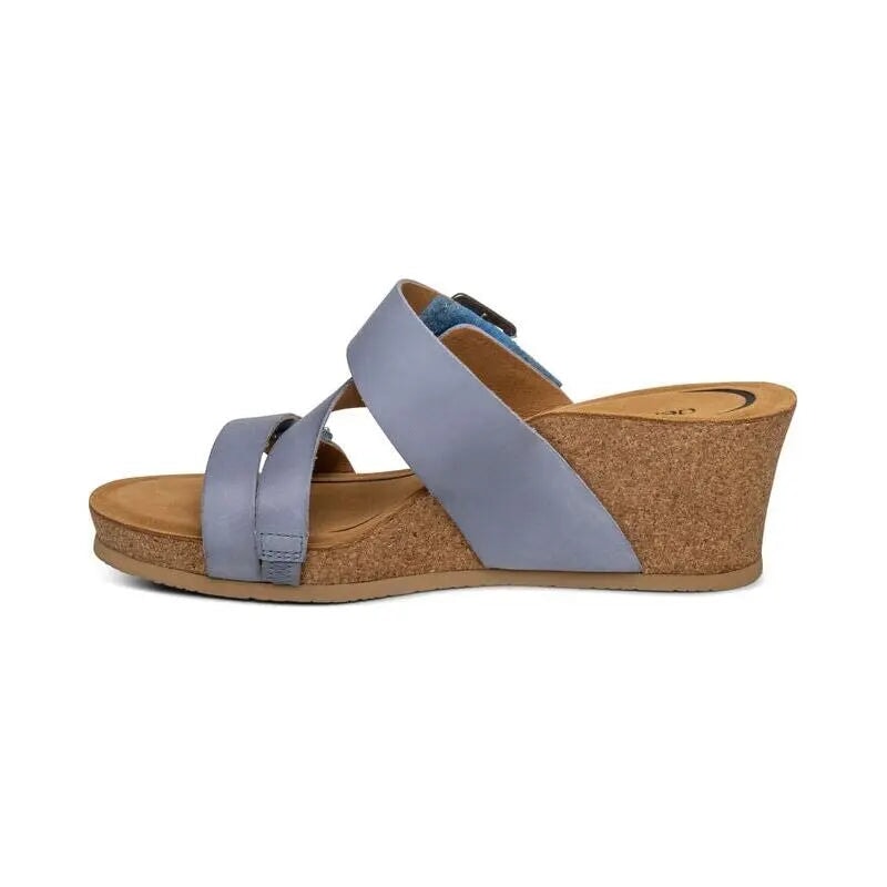 Kimmy Arch Support Wedge - Blue Aetrex
