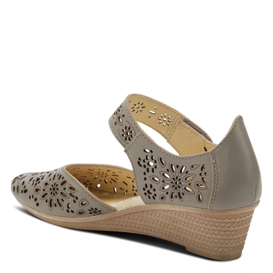 SPRING STEP Nougat Mary Jane ShoeS- Grey Spring Step
