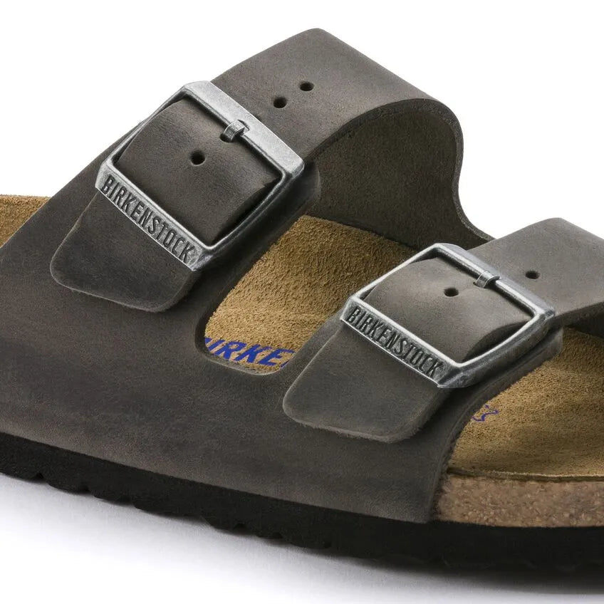 Arizona - Iron Oiled Leather - Becker's Best Shoes- Birkenstock