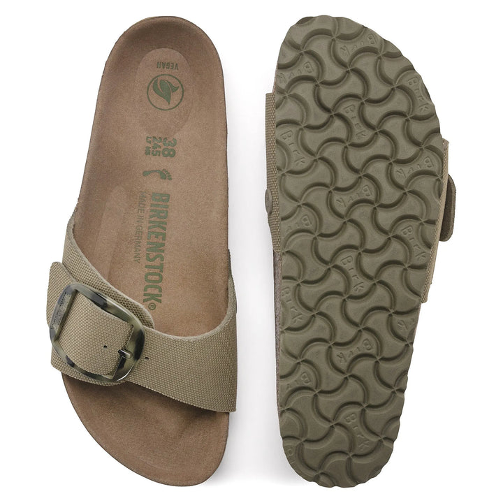 Madrid Vegan Big Buckle - Faded Khaki - Becker's Best Shoes