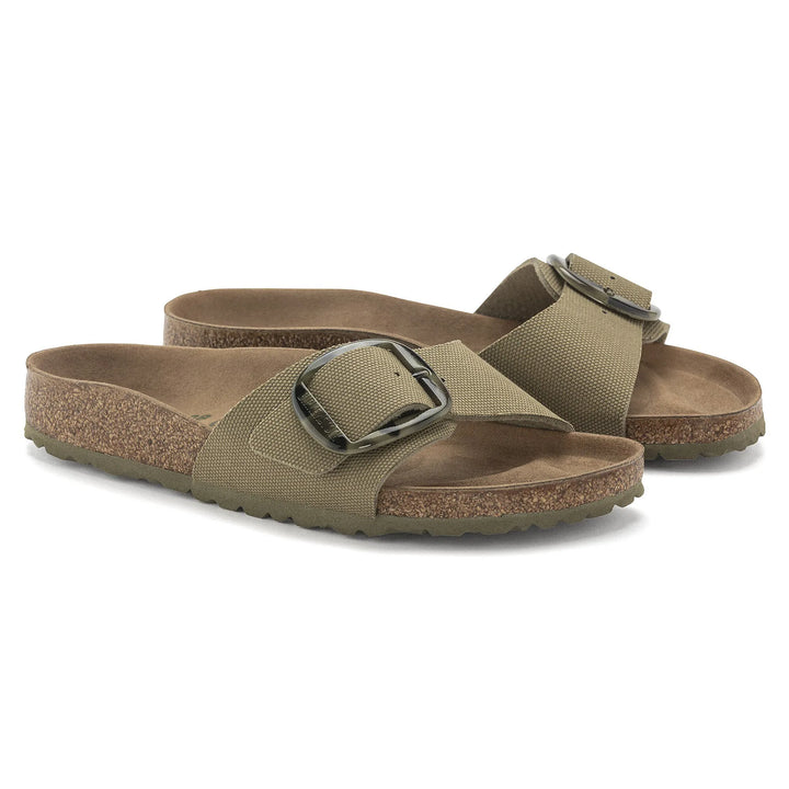 Madrid Vegan Big Buckle - Faded Khaki - Becker's Best Shoes