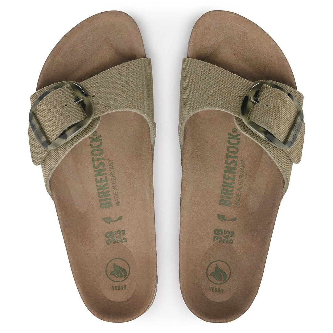 Madrid Vegan Big Buckle - Faded Khaki - Becker's Best Shoes