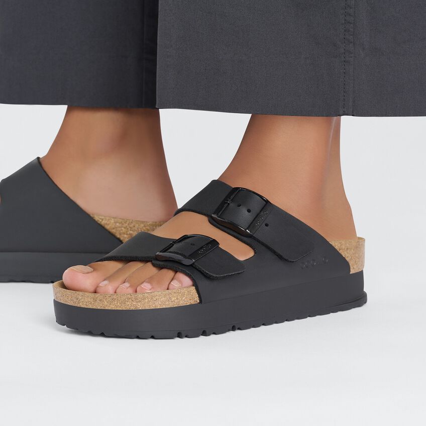 Arizona Platform - Black - Becker's Best Shoes