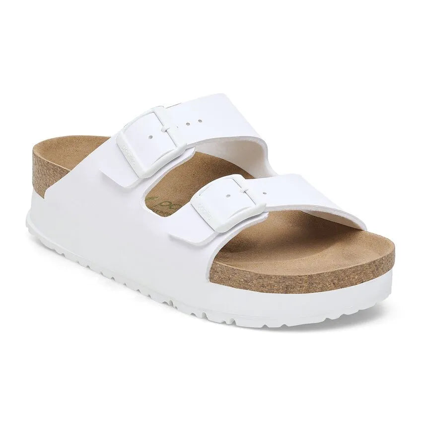 Arizona Platform Narrow - White - Becker's Best Shoes