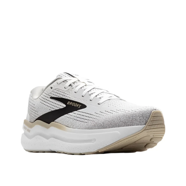 Ghost Max 2 Men's - White/Pelican/Oyster - Becker's Best Shoes- BROOKS SPORTS, INC