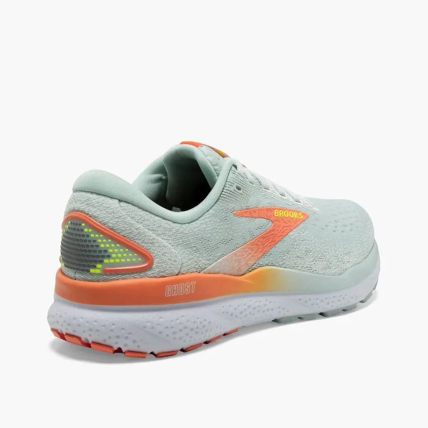 Ghost 16 Womens - Skylight/Coconut/Sunset - Becker's Best Shoes- BROOKS SPORTS, INC