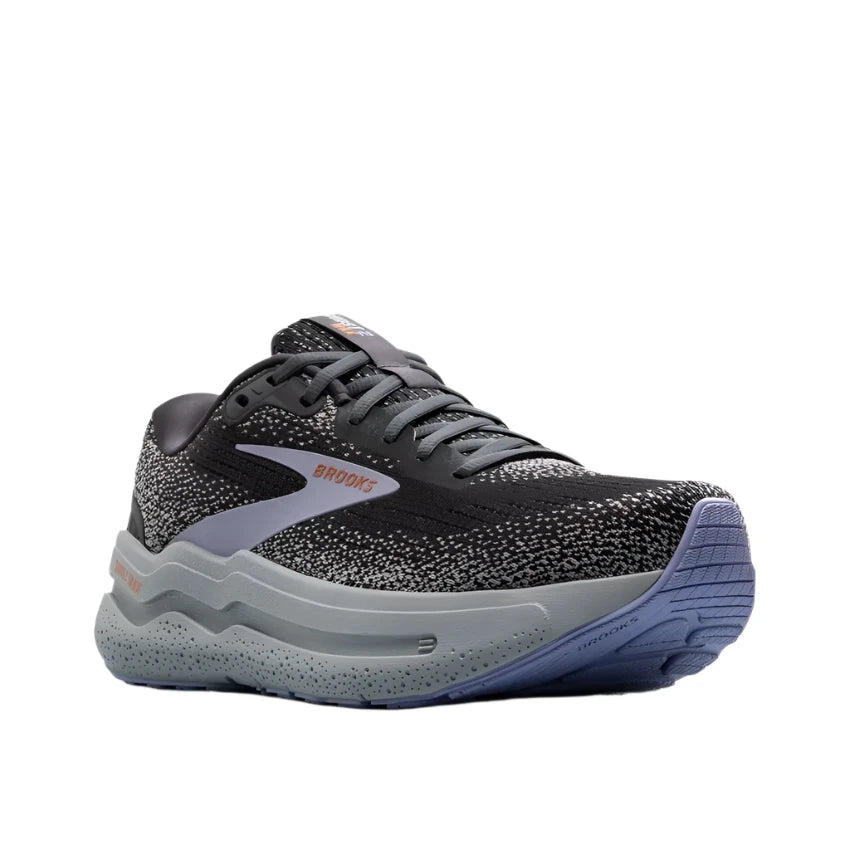 Ghost Max 2 Women's - Ebony/Lavender/Alloy - Becker's Best Shoes- BROOKS SPORTS, INC