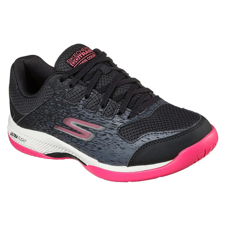 Viper Court - Black/Pink - Becker's Best Shoes- Skechers