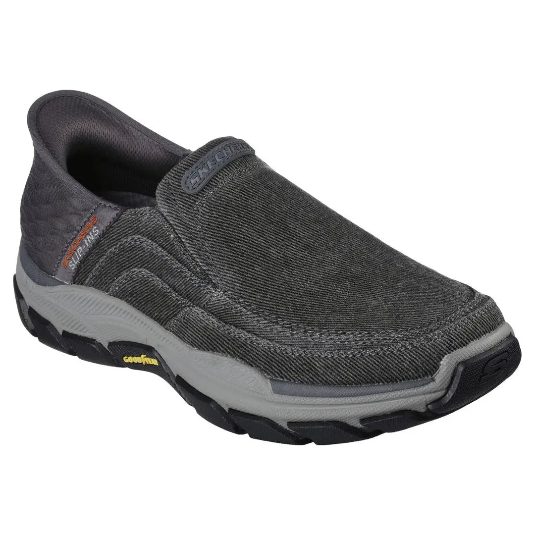 Respected-Holmgren - Charcoal - Becker's Best Shoes- Skechers