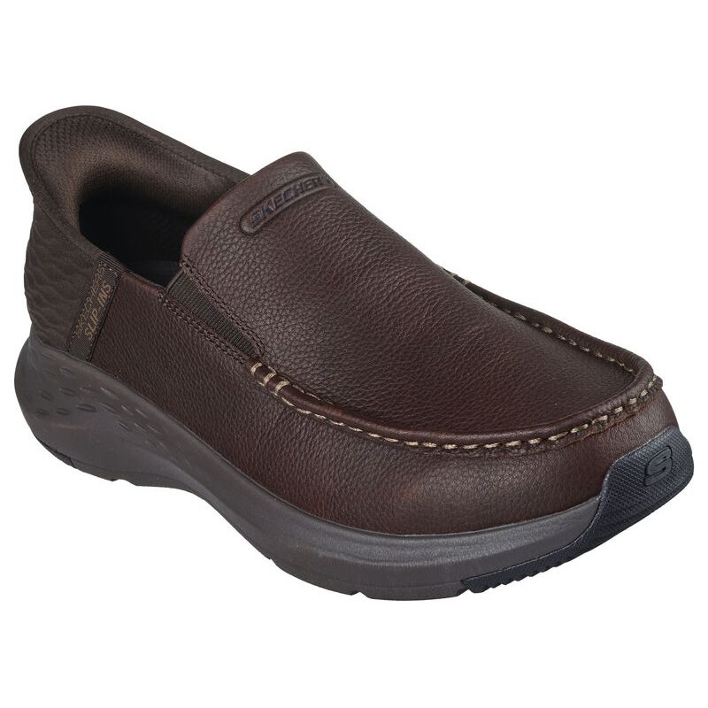 Parson Leather Slip - Red Brown - Becker's Best Shoes- Skechers