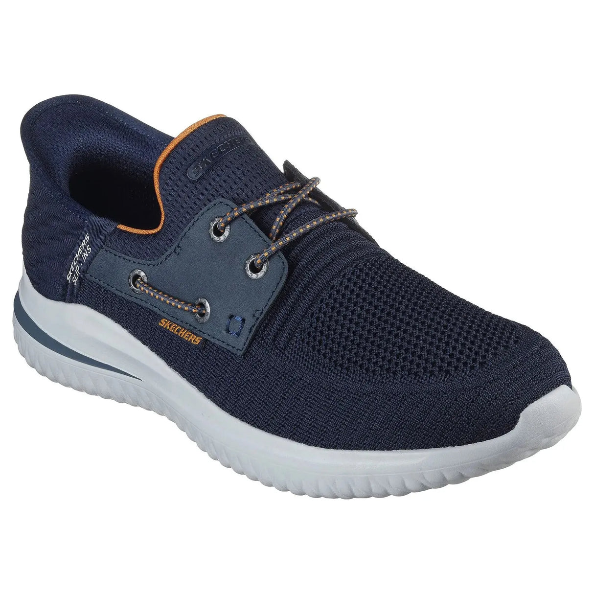 Delson - Navy - Becker's Best Shoes- Skechers