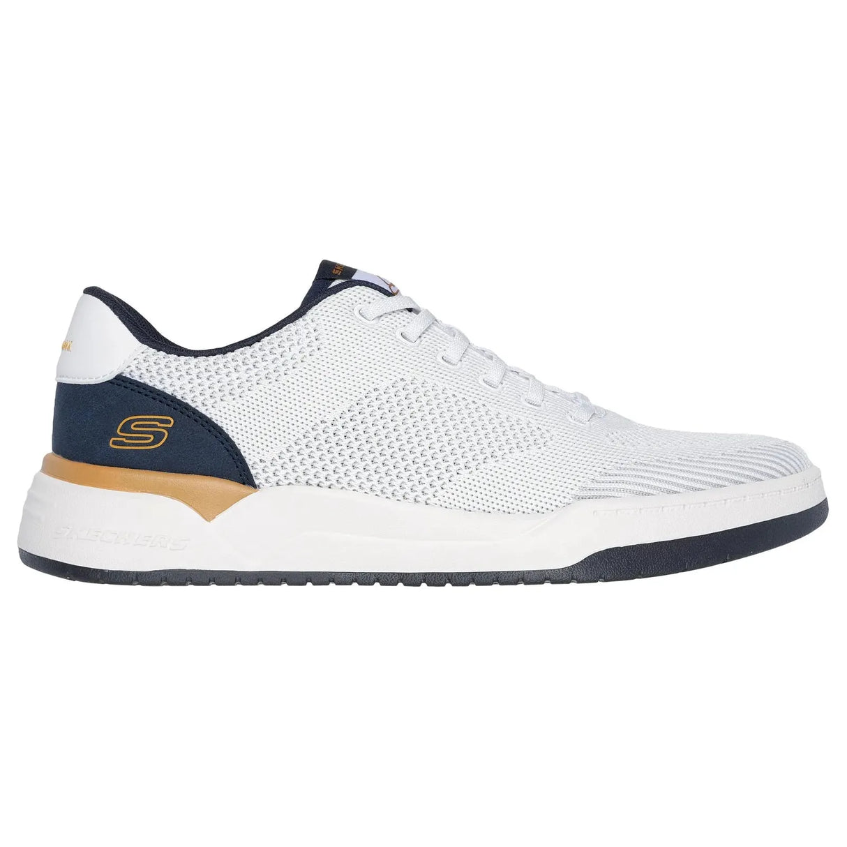 Corliss-Dorset - White - Becker's Best Shoes- Skechers