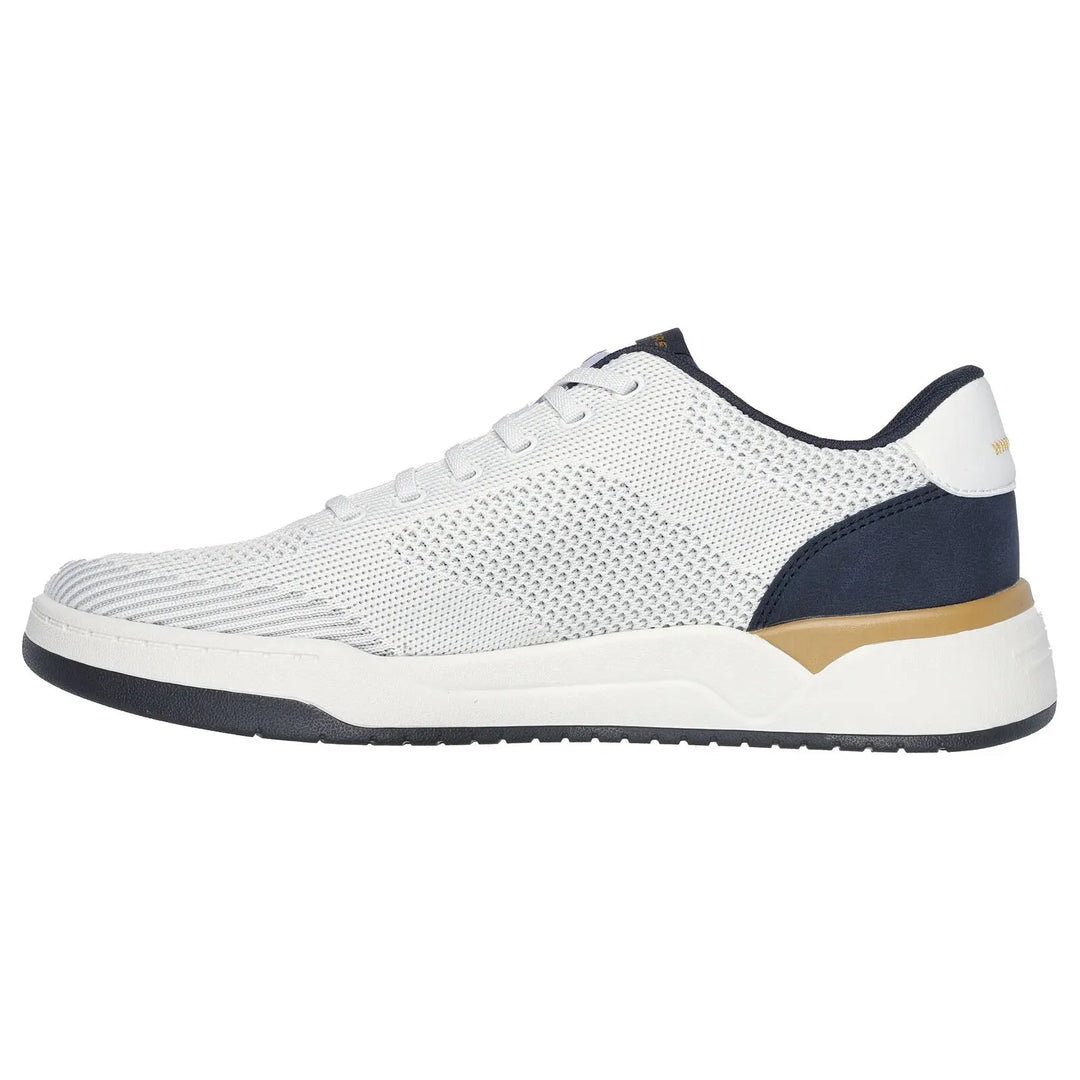 Corliss-Dorset - White - Becker's Best Shoes- Skechers