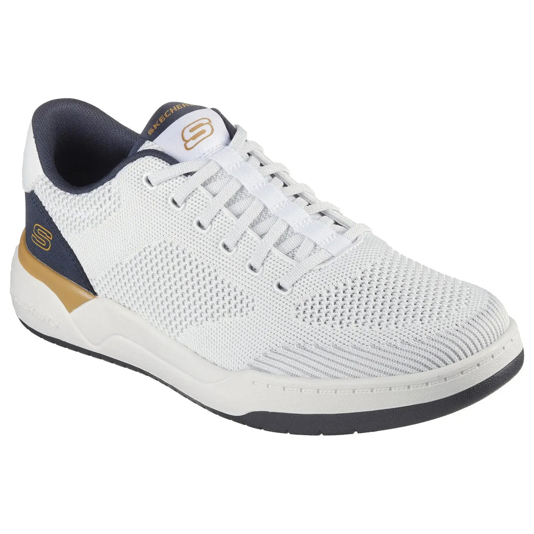 Corliss-Dorset - White - Becker's Best Shoes- Skechers