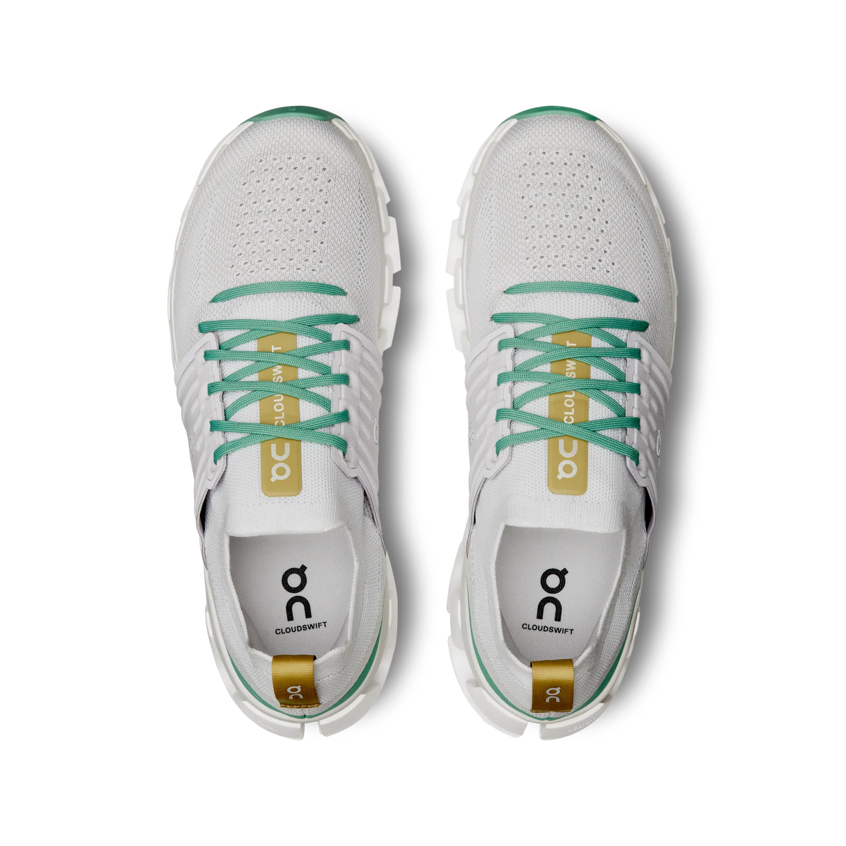 Cloudswift 3 Mens - White/Green - Becker's Best Shoes- On Running