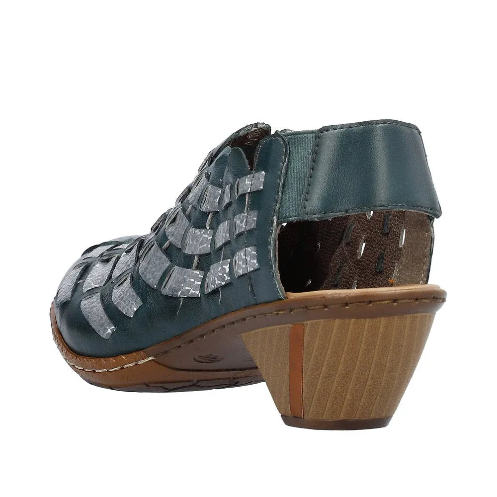 46778 Sina 78 - Teal - Becker's Best Shoes- Rieker