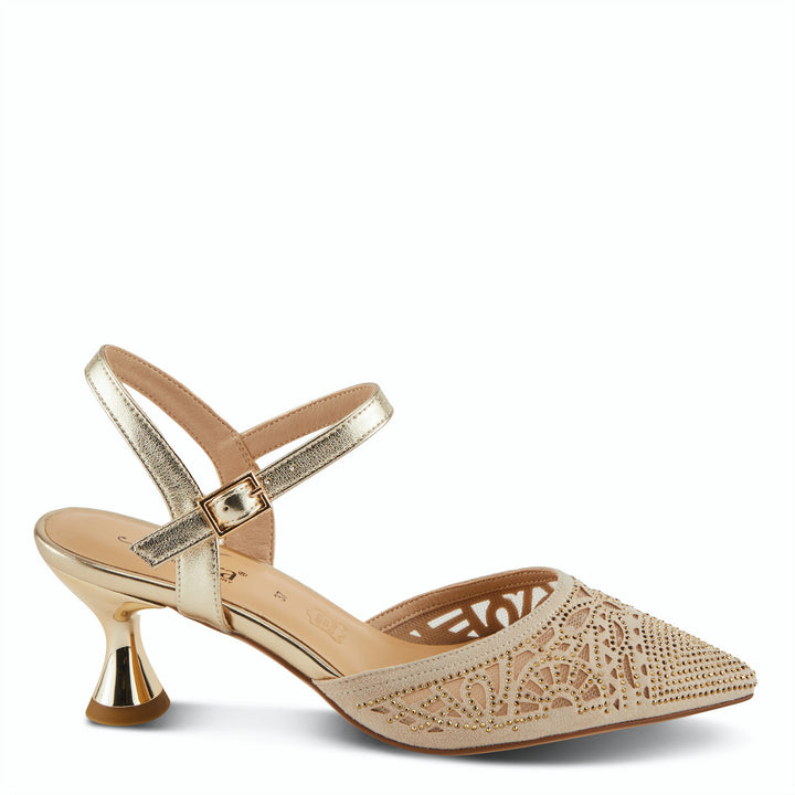 Delicate Azura - Soft Gold - Becker's Best Shoes- Spring Step