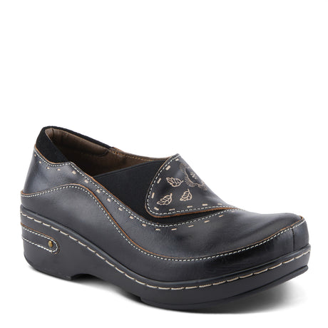 Burbank L'Artiste - Black Leather - Becker's Best Shoes- Spring Step