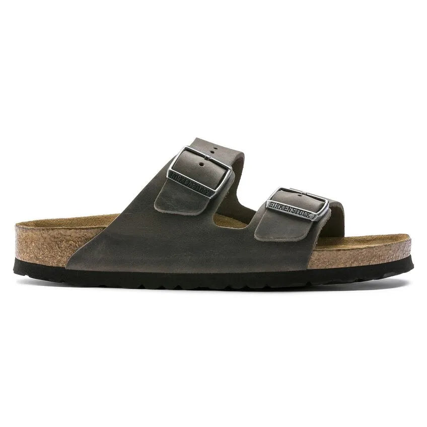 Arizona - Iron Oiled Leather - Becker's Best Shoes- Birkenstock