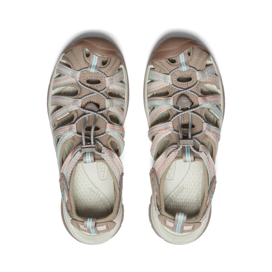 Whisper - Taupe/Coral - Becker's Best Shoes- Keen