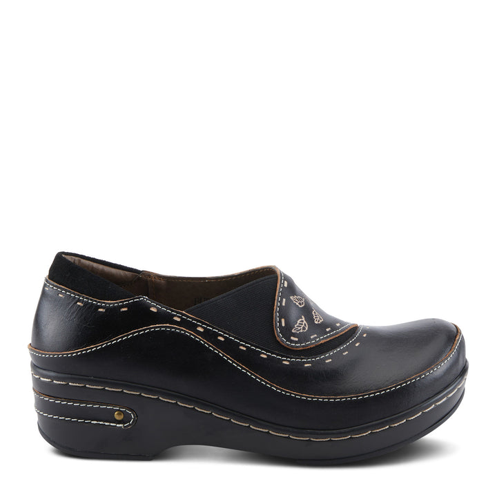 Burbank L'Artiste - Black Leather - Becker's Best Shoes- Spring Step