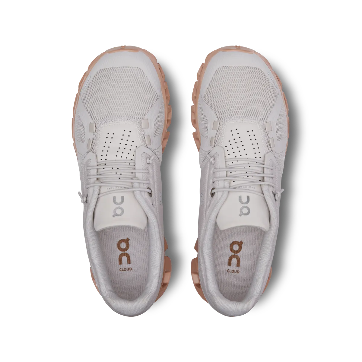 Cloud 5 Womens - Sand/Rosebrown - Becker's Best Shoes- On Running