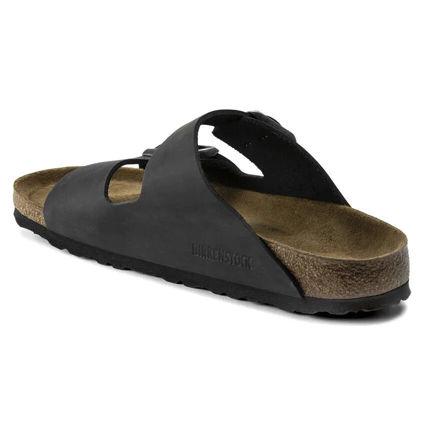 Arizona Regular - Black Oiled Leather - Becker's Best Shoes- Birkenstock