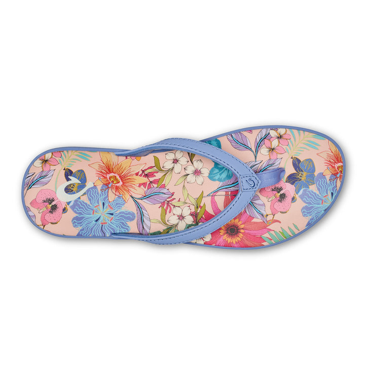 Puawe - Cloud Blue/Flower - Becker's Best Shoes- OluKai