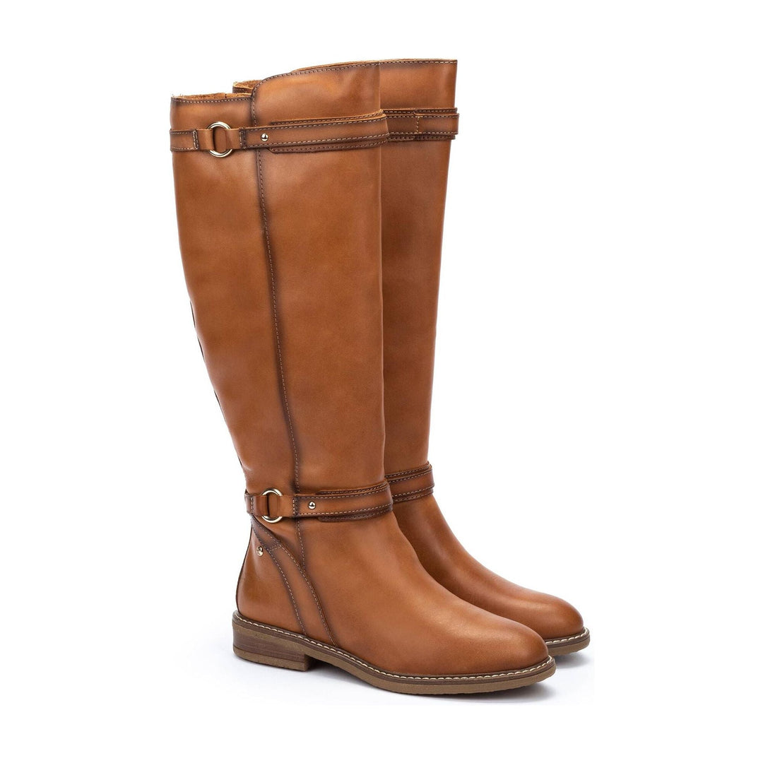 Aldaya Tall Leather Boot - Brandy PIKOLINOS