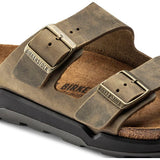 Arizona Rugged Men Oiled Leather - Faded Khaki Birkenstock