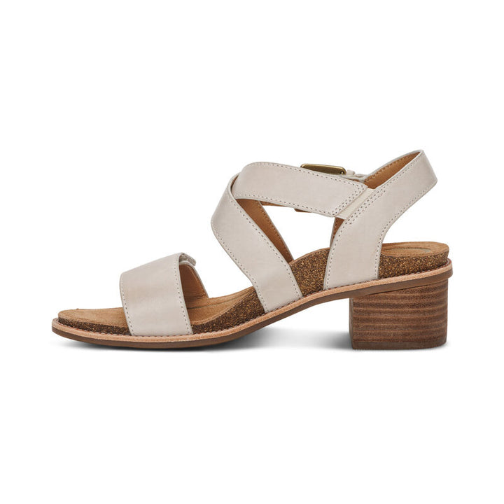 Kristin Arch Support Heel - Ivory - Becker's Best Shoes