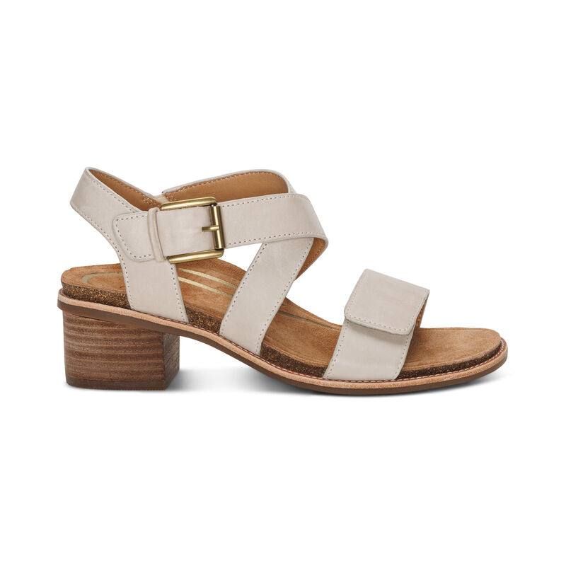 Kristin Arch Support Heel - Ivory - Becker's Best Shoes