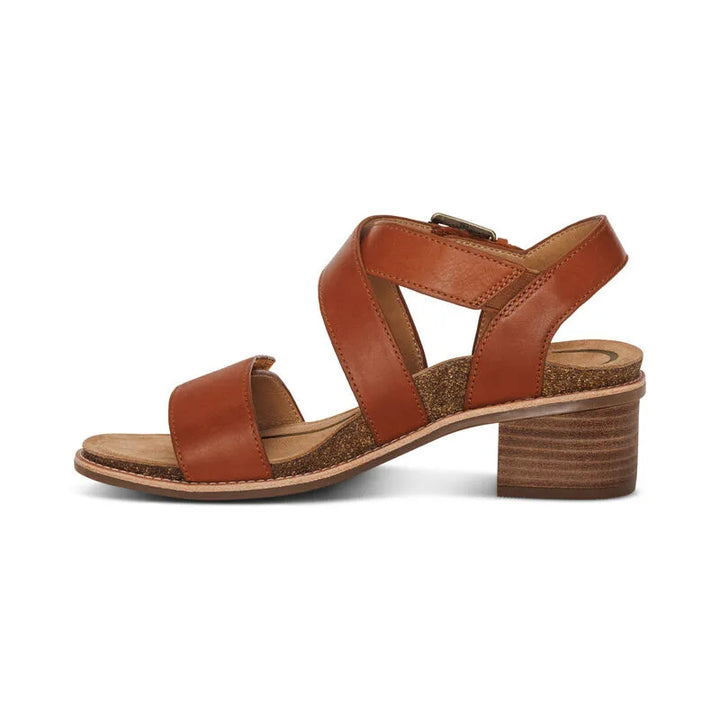 Kristin Arch Support Heel - cognac - Becker's Best Shoes