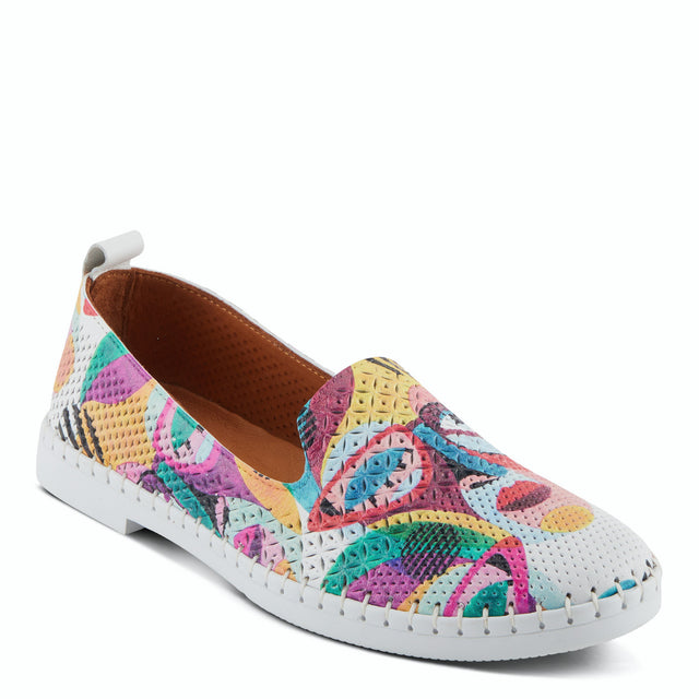 Carraway - White Multi - Becker's Best Shoes- Spring Step