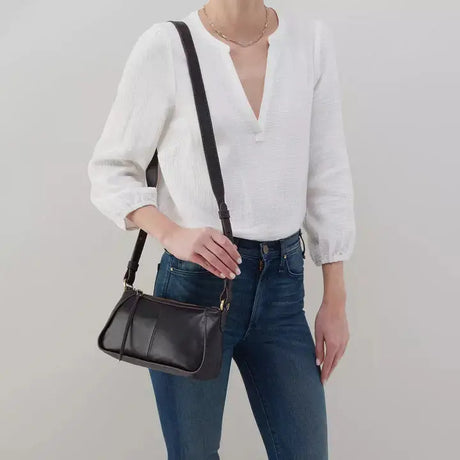 Bellamy Small Crossbody - Black Hobo