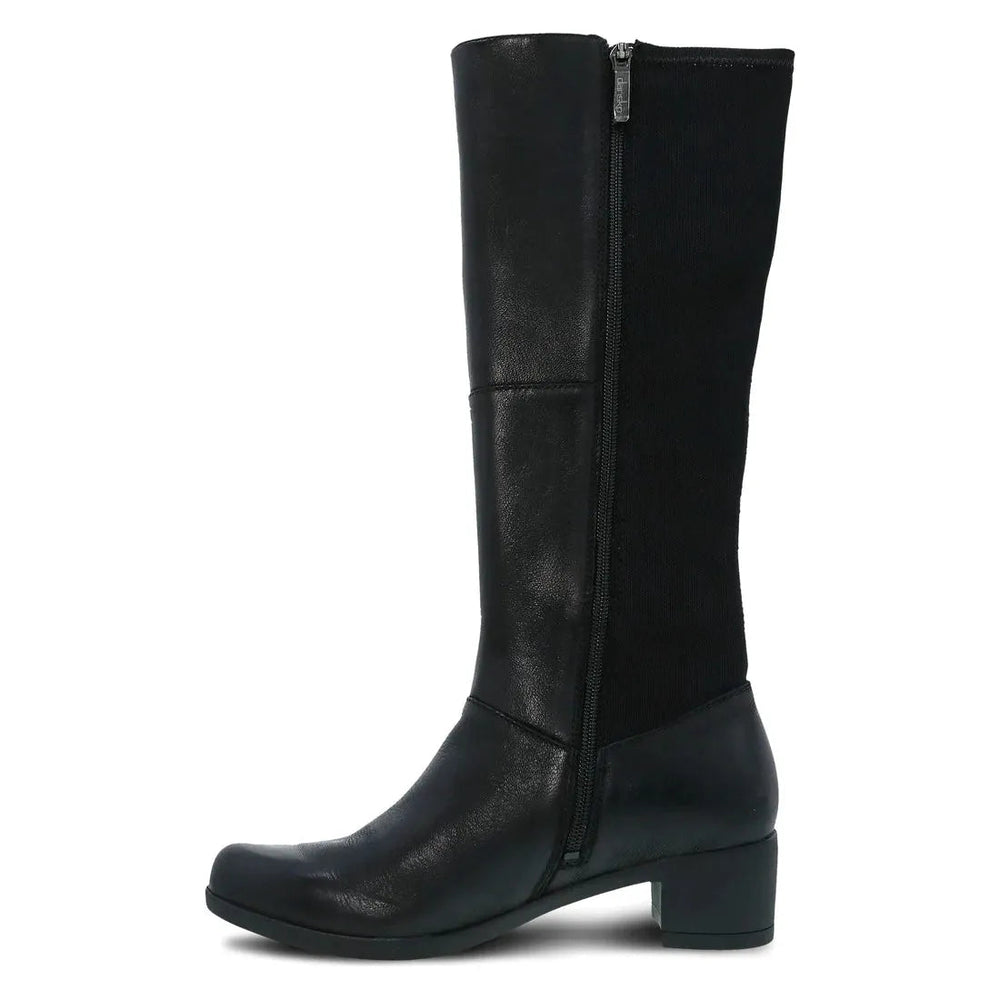 Celestine Nubuck Tall Boot - Black Burnished Dansko, LLC