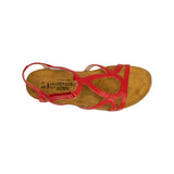 Dorith - Kiss Red Leather - Becker's Best Shoes- Naot