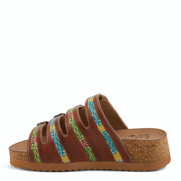 TooCool - Brown Multi - Becker's Best Shoes- SPRING FOOTWEAR CORP