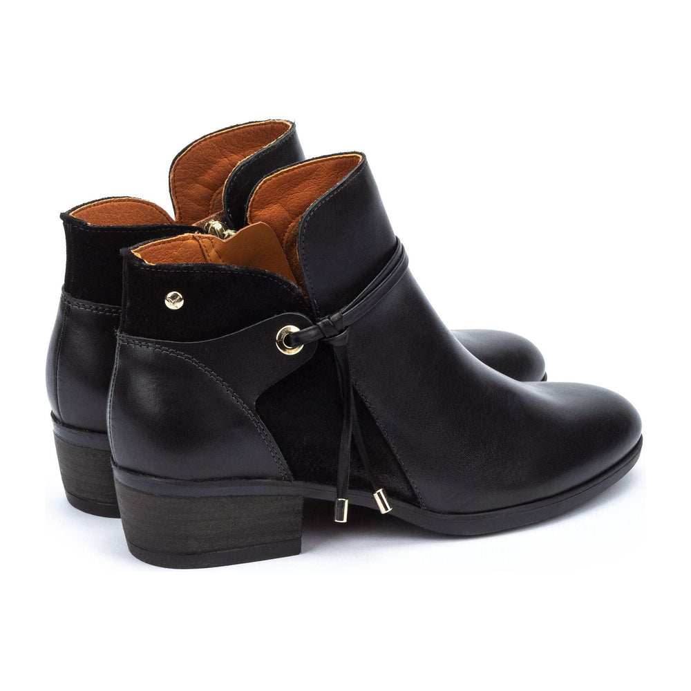 Daroca Ankle Boots - Black Leather PIKOLINOS