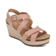 Anna Arch Support Wedge - Rose - Becker's Best Shoes