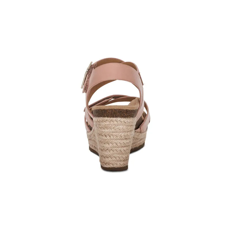 Anna Arch Support Wedge - Rose - Becker's Best Shoes