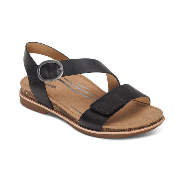 Tamara Quarter Strap Sandal - Black - Becker's Best Shoes