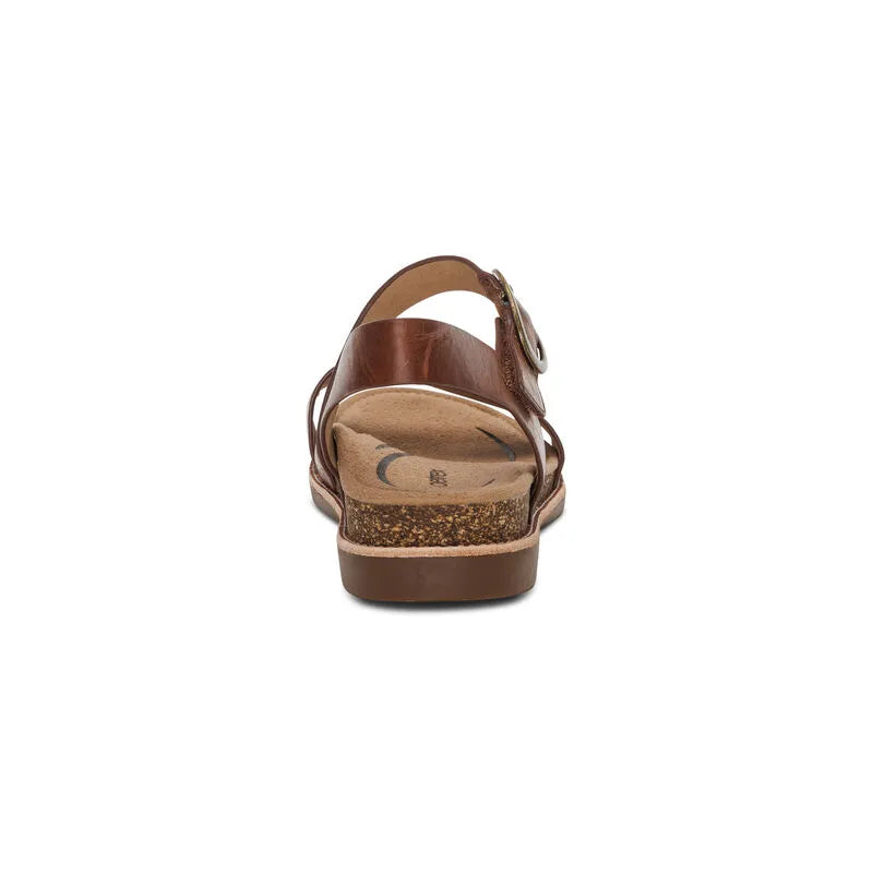 Tamara Quarter Strap Sandal - Walnut - Becker's Best Shoes