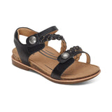 Jenn Quarter Strap Sandal - Black - Becker's Best Shoes