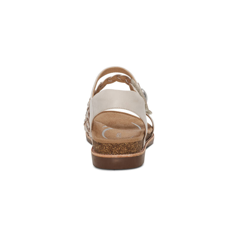 Jenn Quarter Strap Sandal - Ivory - Becker's Best Shoes