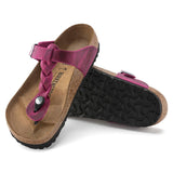 Gizeh Braided Oiled Leather - Festival Fuchsia Birkenstock