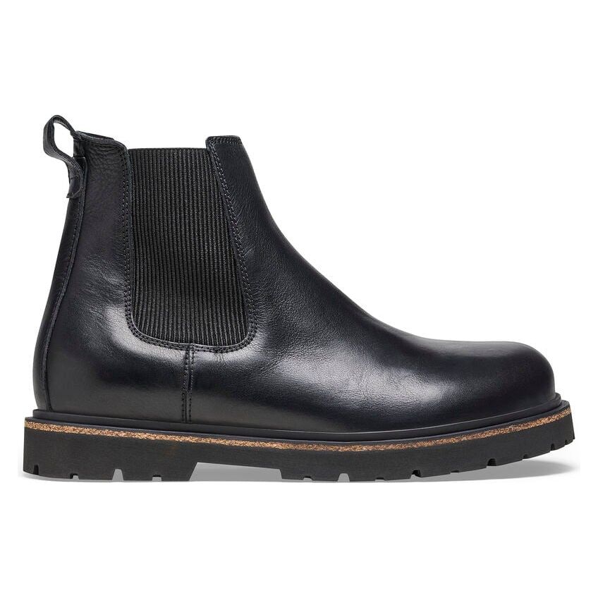 Highwood Slip On Men Leather Boot - Black Birkenstock