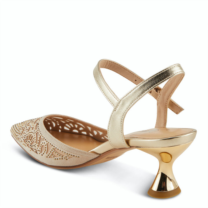 Delicate Azura - Soft Gold - Becker's Best Shoes- Spring Step